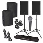 Srm650gopack Mackie Speaker Pair Microphone Stands Bags 635292772498