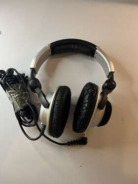 Stanton Djpro2000s Genuine Original Dj Pro 2000 Headband Headphones - Silver Need Foam Pads