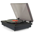 Ttt603-bk Tyler Audio Vinyl Black Record Player Stereo System 712131667754