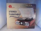 Us-471na-0003 Belt Drive Record Player Speed Built In Speakers Usb Wood