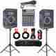 Vrtx6prset3 Lym Vrtx6pr Speakers Amp Mixer Mic More Technical Pro Pa Dj Set New