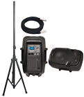 Pphp803mu Watt Mp3 " Audio 8 Dj Speaker Pro Tripod 600 Stand Usb Pyle Powered