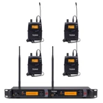 Wireless In Ear Monitor System 4 Receivers Pro Audio Uhf 2 Channel Stage Studio. Fixed Price $179.00.