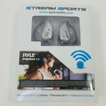 Pyle Stream Sports PWBH18 Bluetooth Headphones. Water Resistant. Silver. Fixed Price $16.08.