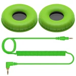 Pioneer HC-CP08-Y Green Replacement Pads Accessories For HDJ-CUE1 Headphones. Fixed Price $39.00.
