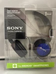 Sony MDR-ZX300AP Sound Monitoring Headphones, Black/blue. Fixed Price $39.95.