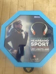 Lucid Audio Hearband Sport, Bluetooth Headphones Handsfree W/led Lights. Fixed Price $19.99.