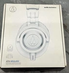 White Used Audio-technica ATH-M50XWH Professional Monitor Headphones Please Read. Fixed Price $89.95.