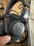 Audio-technica Ath- M20X Podcast Headphones And Mics. Fixed Price $200.00.