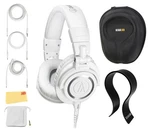 Audio-technica ATH-M50X Professional Monitor Headphones White W/ Case. Fixed Price $196.90.
