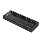 10 Channel Stereo Mono Line Audio Mixer 6.35MM Input Output Trs/ts Jacks. Fixed Price $36.23.