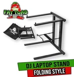 Folding Dj Laptop Stand With Sub-tray Shelf Fat Toad Pro Audio Computer Table. Fixed Price $25.20.