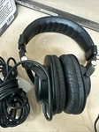 Audio-technica ATH-M35 Headband Headphones Black Tested Working. Fixed Price $34.99.