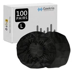 Geekria 100 Pairs Disposable Headphone Ear Covers (l / Black). Fixed Price $29.99.