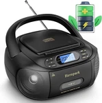 Cd Cassette Player Combo Rechargeable Boombox With Bluetooth Fm Radio Recording. Fixed Price $77.70.