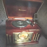 Crosley CR73-3 Dark Wood Finish Turntable Cd Radio Stereo Cassette Tape Player. Fixed Price $53.99.