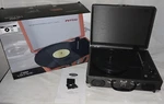 Pyle Pro Vintage PVTT2UGR Portable Belt Drive Turntable Untested As Is. Fixed Price $34.99.