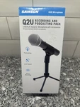 Samson SAQ2U Usb Mic With HP20 Headphones. Fixed Price $85.99.