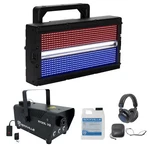 American Adj Jolt Panel Fxip Rgbw Smd Dmx Strobe/wash Light+fogger+headphones. Fixed Price $1399.99.