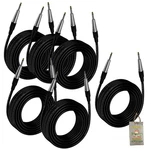 Guitar Cord Instrument Cable - Pro Audio Wire Electric Music Straight Gold Jack. Fixed Price $42.95.