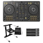 Pioneer DDJ-FLX4 2-CHANNEL Serato Rekordbox Controller W Laptop Stand. Fixed Price $393.40.