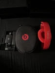 Beats By Dr. Dre SOLO3 Wireless Headphones Red W/ Mic Carry Case Usb Cable. Fixed Price $45.00.