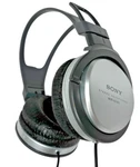 Sony MDR-XD100 Headband Black/silver Stereo 11.5FT Corded Headphones Euc. Fixed Price $23.06.