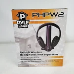 Pyle Home PHPW2 Fm Hi-fi Wireless Headphones With Super Bass. Fixed Price $15.97.