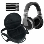 Pioneer HDJ-X5 Professional Over-ear Headphones Silver W Carrying Case. Fixed Price $128.40.