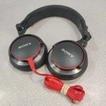 Tested Sony On-ear Wired Headphones MDR-V55 Black And (has Musky Scent). Fixed Price $26.95.