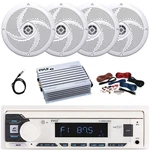 Pyle MP3 Player Usb Receiver, 4X 5.25" 180W Max Speakers, Amplifier W/kit. Fixed Price $190.99.