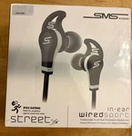 Audio Sms-eb-sprt Street By 50 In-ear Wired Sport Earbuds Black. New Sealed. Fixed Price $39.95.
