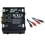 Rolls HE18 Buzz Off 2-CHANNEL Hum And Remover W/ Rca Male Cable. Fixed Price $59.00.