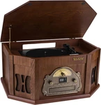BT-25MB 8-IN-1 Natural Wood Classic Turntable Stereo System With Bluetooth Conne. Fixed Price $657.45.