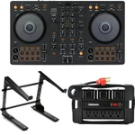 Pioneer DDJ-FLX4 2-DECK Rekordbox Serato Controller With Laptop Stand. Fixed Price $389.00.
