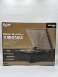 Tyler Turntable Portable 33 1/3, 45, 78 Rpm TTT603-BK. Fixed Price $199.00.