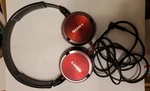Red Sony MDRZX300 Sound Monitoring Headphones (MDR-ZX300R) Tested Working. Fixed Price $24.99.
