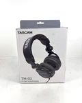 Tascam TH-03 Studio Headphones Closed Back Padded Adjustable Audio Headset. Fixed Price $20.95.