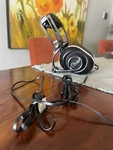 Blue Lola Black Hi-fi Headphones. Fixed Price $110.00.