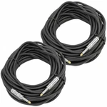 Seismic Audio New Pair Pa/dj 50 Feet 1/4" Quarter Inch Speaker Cables. Fixed Price $84.99.