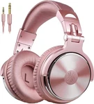 Wired Over Ear Headphones With Mic,studio Monitor Mixing Dj Stereo Headsets,pink. Fixed Price $54.02.