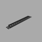 Homelab 10" Mini Rack 1/2U Patch Panel 12 Port Keystone Black Petg. Fixed Price $14.99.
