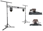 (2) Eliminator Lighting Adj Stryker Spot Led Moving Head Lights+truss Stand. Fixed Price $1799.98.