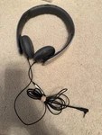 Shure SRH145M+ Portable On-ear Headphones With Remote Mic Read Flaking Cushion. Fixed Price $12.88.