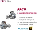 Fiio FA7S Headphone Earphones Wired 6BA High Resolution In-ear Earbuds (silver). Fixed Price $169.99.