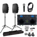 Gemini CDM-4000 CD/MP3/USB Media Player & AS-2115BT 15" Active Loudspeakers D.... Fixed Price $927.40.