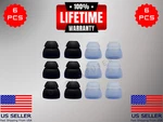 6 Silicone Med Double 2 Layer Tips Earbuds For Sony XBAH1 Headphones Headset. Fixed Price $6.49.