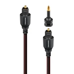 Audioquest 5M Cinnamon Optical Toslink Fiber-optic Cable Mini-adaptor OPTCIN05. Fixed Price $319.92.