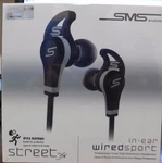 Audio Sms-eb-sprt Street By 50 In-ear Wired Sport Earbuds Black. Fixed Price $42.00.