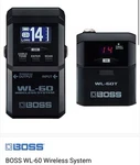 Boss WL-60 Wireless Instrument Guitar System W/ Body Transmitter. Fixed Price $288.00.